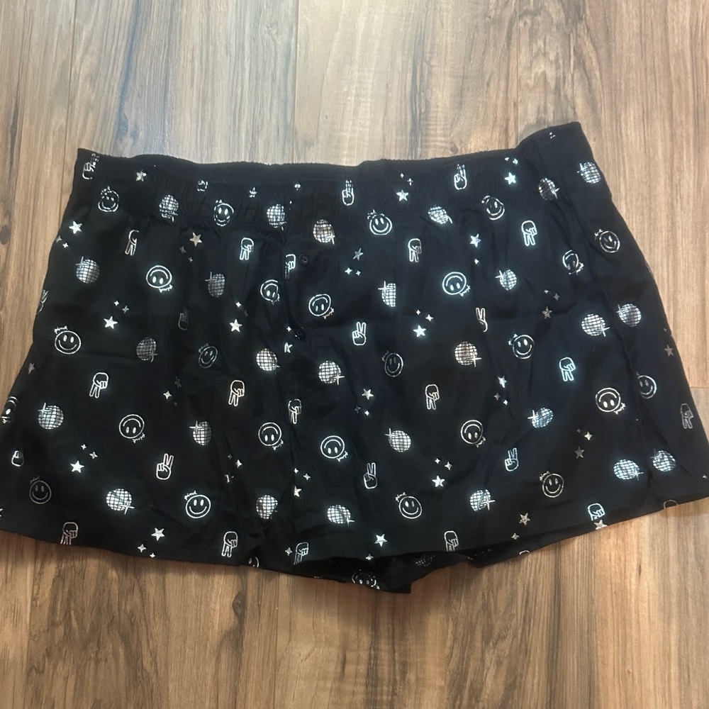PINK pajama shorts size XL